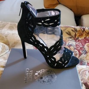 Vince Camuto black dressy high heels NWT